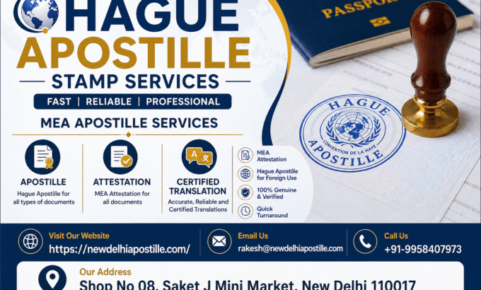 hague apostille with mobile No N