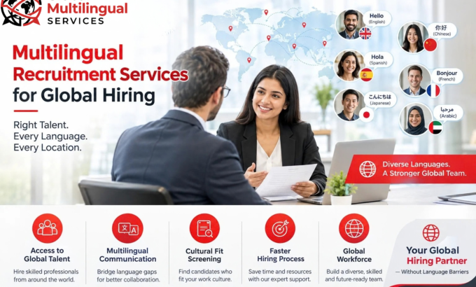 1 Multilingual recruitment services for global hiring and international talent