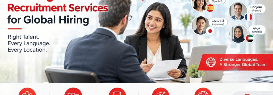 Multilingual recruitment services for global hiring and international talent