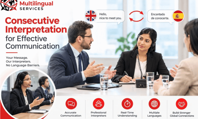 2 Consecutive interpretation service for effective multilingual communication