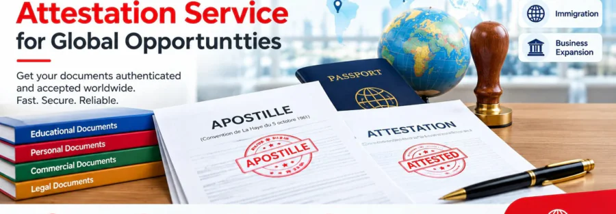 Apostille and attestation service for global document authentication